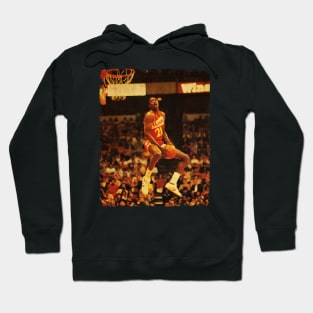 Dominique Wilkins - Vintage Design Of Basketball Hoodie